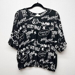 Riley & James Free-Spirited Womens Top 3X Relaxed Boxy Soft Casual Chic Feminine